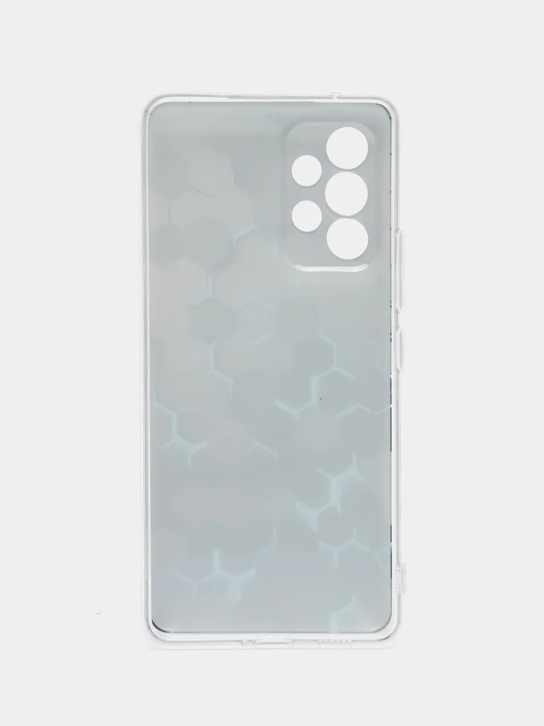 Бирюзовый чехол на Samsung Galaxy A53 5G / Галакси А53 5G прозрачный, с рисунком, защита камеры