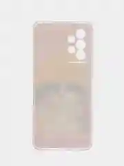 Желтый чехол на Samsung Galaxy A33 5G / Галакси А33 5G прозрачный, с рисунком, защита камеры
