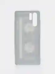 Хром силиконовый чехол на Huawei P30 Pro / Хуавей P30 Pro прозрачный, с рисунком, защита камеры