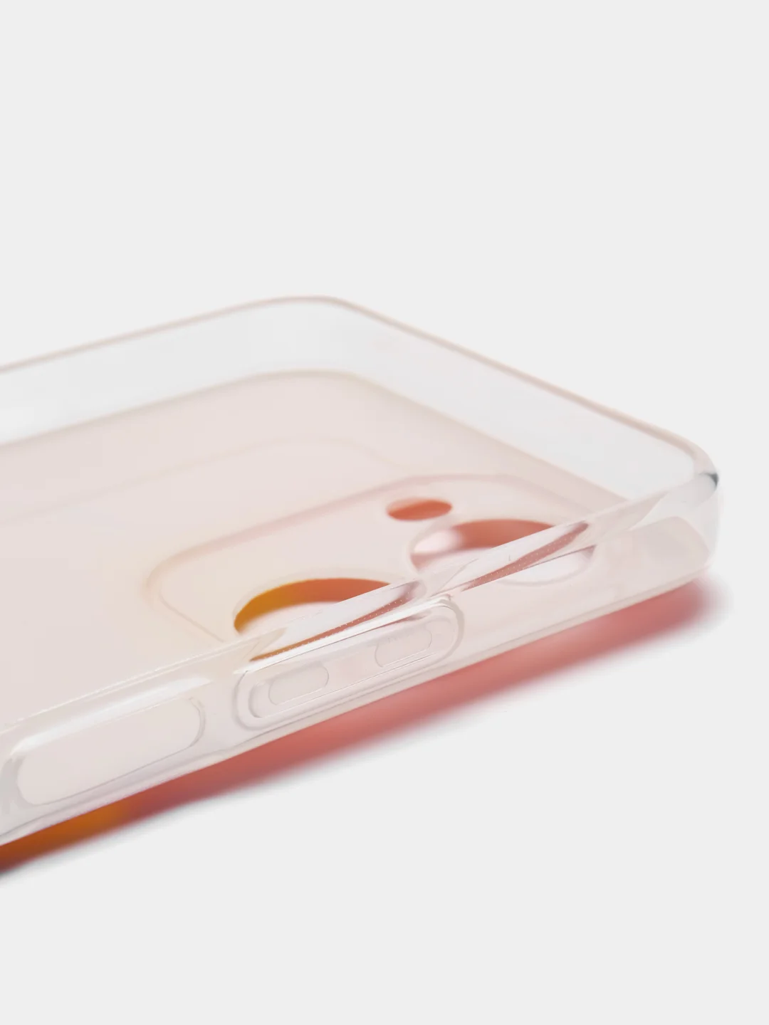 Желтый силиконовый чехол на Realme C33 / Реалми С33 прозрачный, с рисунком, защита камеры