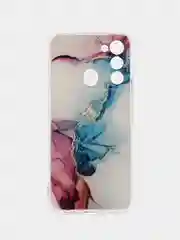 Ледяной чехол на Tecno Spark Go 2022/8C/9 / Текно Спарк Гоу 2022/8С/9 прозрачный, с рисунком