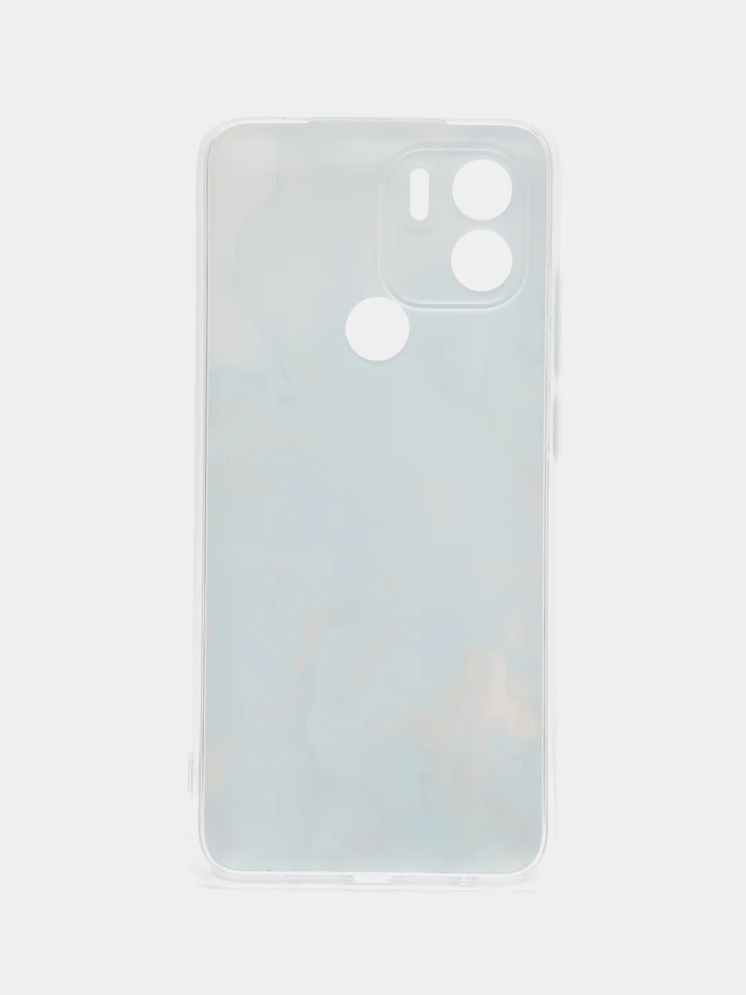 Светло-синий чехол на Xiaomi Redmi A1 Plus/A2 Plus/Poco C51/C50 / Редми A1+ с рисунком, защита камеры
