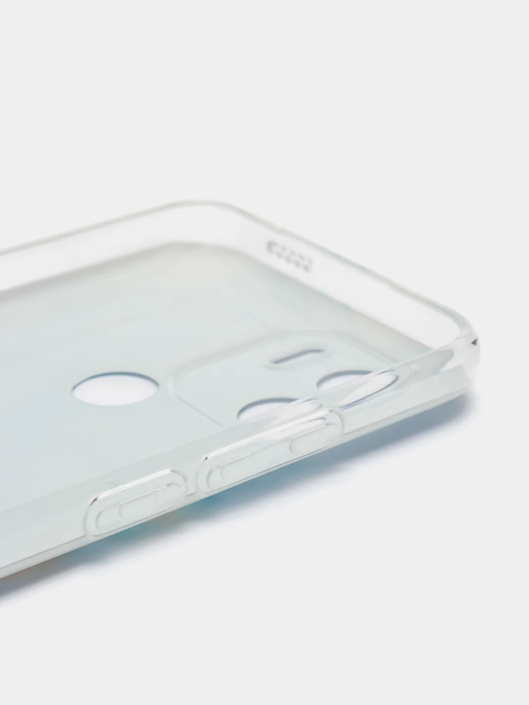 Светло-синий чехол на Xiaomi Redmi A1 Plus/A2 Plus/Poco C51/C50 / Редми A1+ с рисунком, защита камеры
