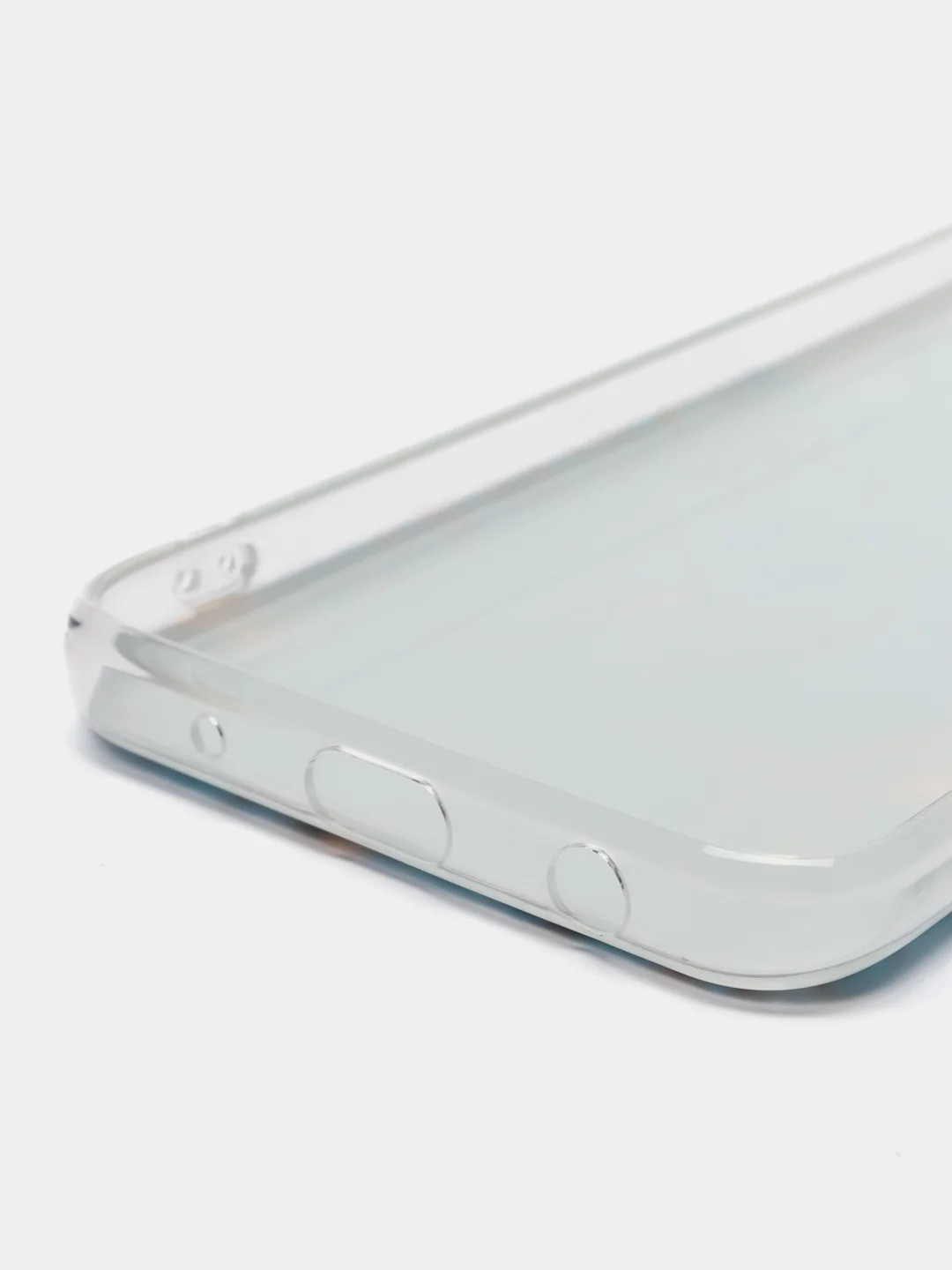 Светло-синий чехол на Xiaomi Redmi A1 Plus/A2 Plus/Poco C51/C50 / Редми A1+ с рисунком, защита камеры