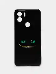 Черный чехол на Xiaomi Redmi A1 Plus/A2 Plus/Poco C51/C50 / Редми A1+ с рисунком, защита камеры