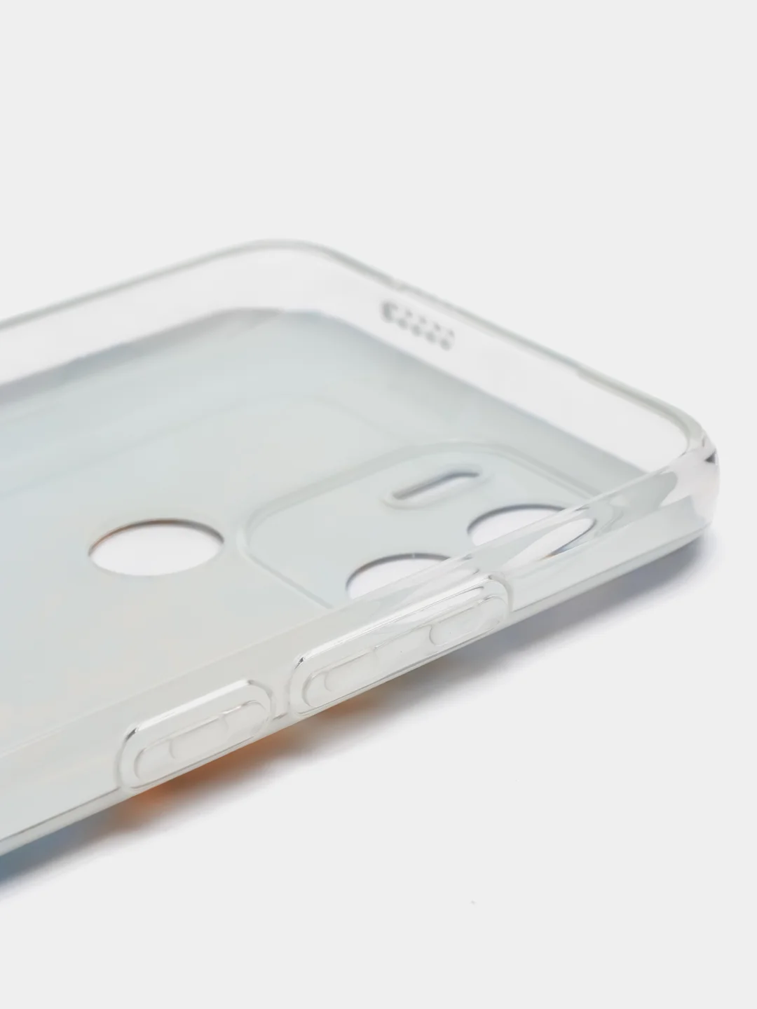 Голубой чехол на Xiaomi Redmi A1 Plus/A2 Plus/Poco C51/C50 / Редми A1+ с рисунком, защита камеры