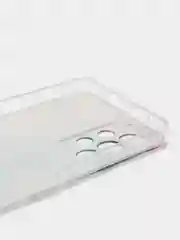 Ледяной чехол на Samsung Galaxy A53 5G / Галакси А53 5G прозрачный, с рисунком, защита камеры