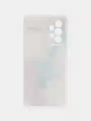 Ледяной чехол на Samsung Galaxy A53 5G / Галакси А53 5G прозрачный, с рисунком, защита камеры