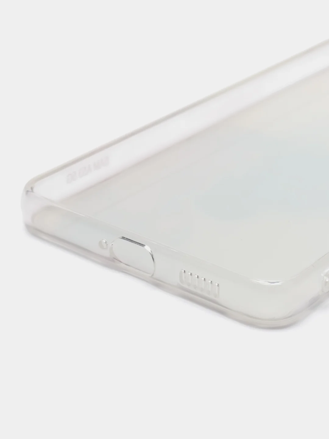 Ледяной чехол на Samsung Galaxy A53 5G / Галакси А53 5G прозрачный, с рисунком, защита камеры