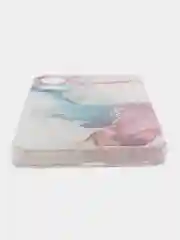 Ледяной чехол на Tecno Spark 9 Pro / Текно Спарк 9 Про прозрачный, с рисунком, защита камеры