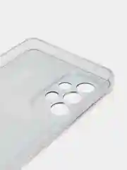 Хром чехол на Samsung Galaxy A53 5G / Галакси А53 5G прозрачный, с рисунком, защита камеры