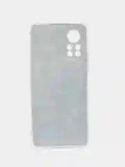 Бирюзовый силиконовый чехол на Infinix HOT 11S NFC / Инфиникс Хот 11S NFC прозрачный, с рисунком