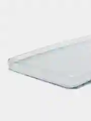 Голубой силиконовый чехол на Huawei P30 Pro / Хуавей P30 Pro прозрачный, с рисунком, защита камеры