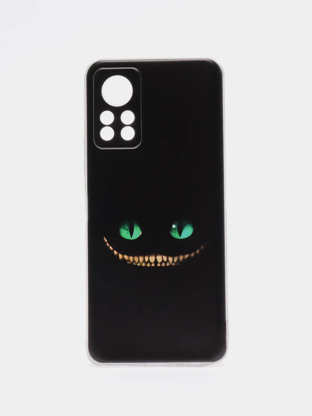 Черный силиконовый чехол на Infinix HOT 11S NFC / Инфиникс Хот 11S NFC прозрачный, с рисунком