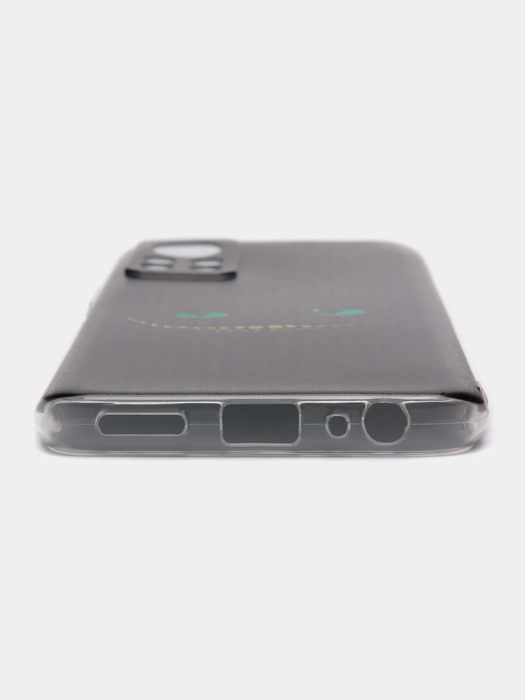 Черный силиконовый чехол на Infinix HOT 11S NFC / Инфиникс Хот 11S NFC прозрачный, с рисунком