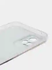 Угольный силиконовый чехол на Vivo V21e 4G / Виво V21e 4G прозрачный, с рисунком, защита камеры