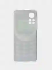 Угольный силиконовый чехол на Infinix HOT 11S NFC / Инфиникс Хот 11S NFC прозрачный, с рисунком