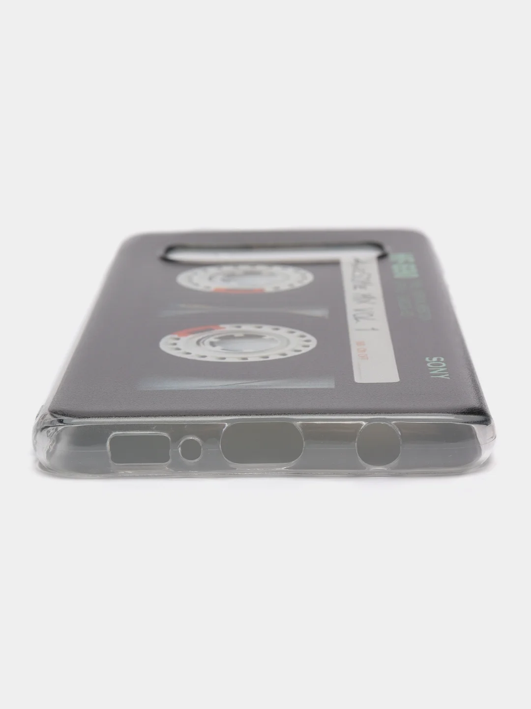 Хром силиконовый чехол на Samsung Galaxy S10 / Самсунг S10 прозрачный с рисунком, защита камеры