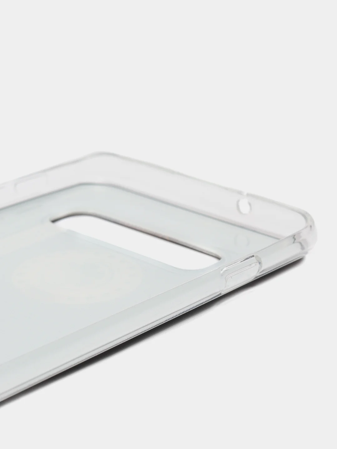 Хром силиконовый чехол на Samsung Galaxy S10 / Самсунг S10 прозрачный с рисунком, защита камеры