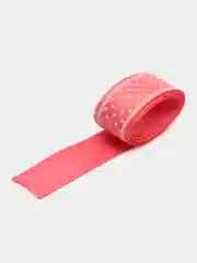 Кораллово-розовый лента репсовая 2,5 см "Звездочки"(длина 2м)