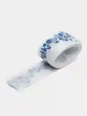 Морской лента репсовая с рисунком 2,5см (длина 2м)
