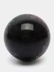 Воздушные шары "С Днём рождения", неон, 12"/30 см, 5 штук, Черный шар с неоном