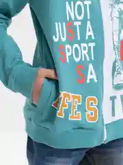 Бирюзовый толстовка, бомбер для мальчика, свитшот. BonitoKids