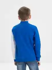 Синий толстовка, бомбер для мальчика, свитшот. BonitoKids