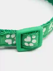 Зеленый ошейник для кошек и собак с колокольчиком