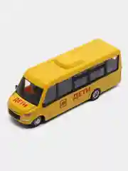 Машина Технопарк  АВТОБУС IVECO DAILY VSN-700 ДЕТИ 15 см, металл, инерция