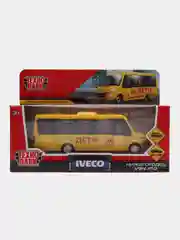 Машина Технопарк  АВТОБУС IVECO DAILY VSN-700 ДЕТИ 15 см, металл, инерция