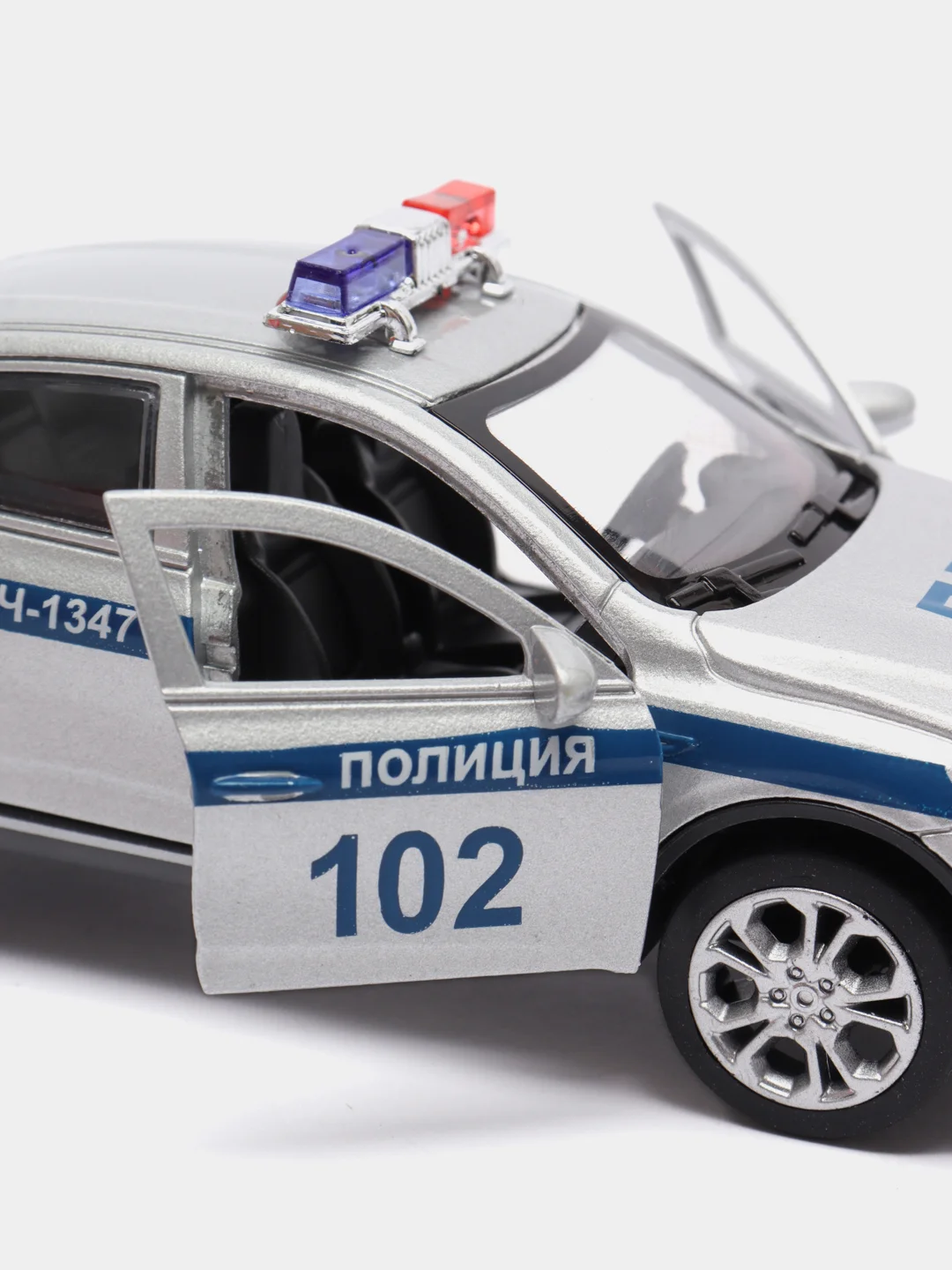 Машина Технопарк RENAULT ARKANA ПОЛИЦИЯ 12 см, металл, свет-звук