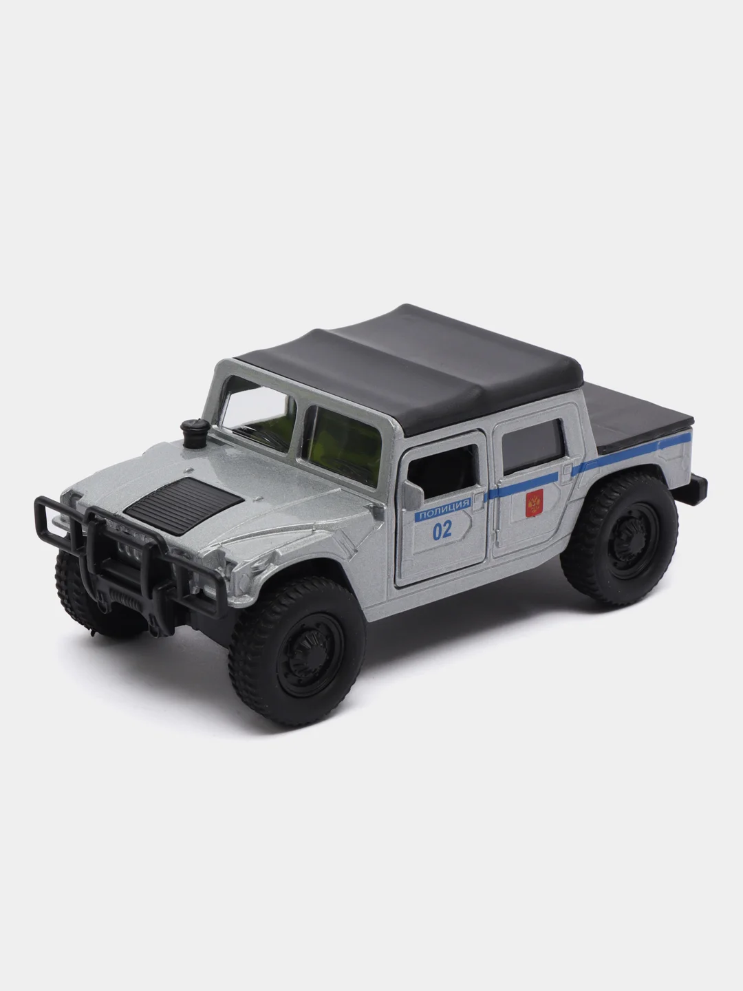 Машина Технопарк  HUMMER h1 ПИКАП ПОЛИЦИЯ, 12 см, металл, инерция