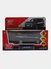 Машина Технопарк LEXUS LX-570 длина 12 см, металл, инерция,  черный