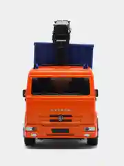 Машина Технопарк Kamaz "Контейнеровоз", металл, подвижные детали, инерция, 15,5 см