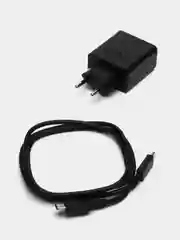 Черный трёхпортовый адаптер питания USB-C мощностью 65 Вт для быстрой зарядки iPhone, Android