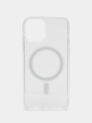 Чехол MagSafe для iPhone 11, 12, 13, 14, Pro, Pro Max, PLUS, поликарбонат, прозрачный