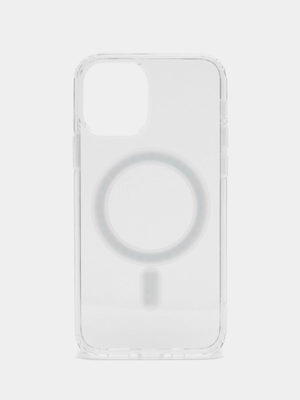 Чехол MagSafe для iPhone 11, 12, 13, 14, Pro, Pro Max, PLUS, поликарбонат, прозрачный