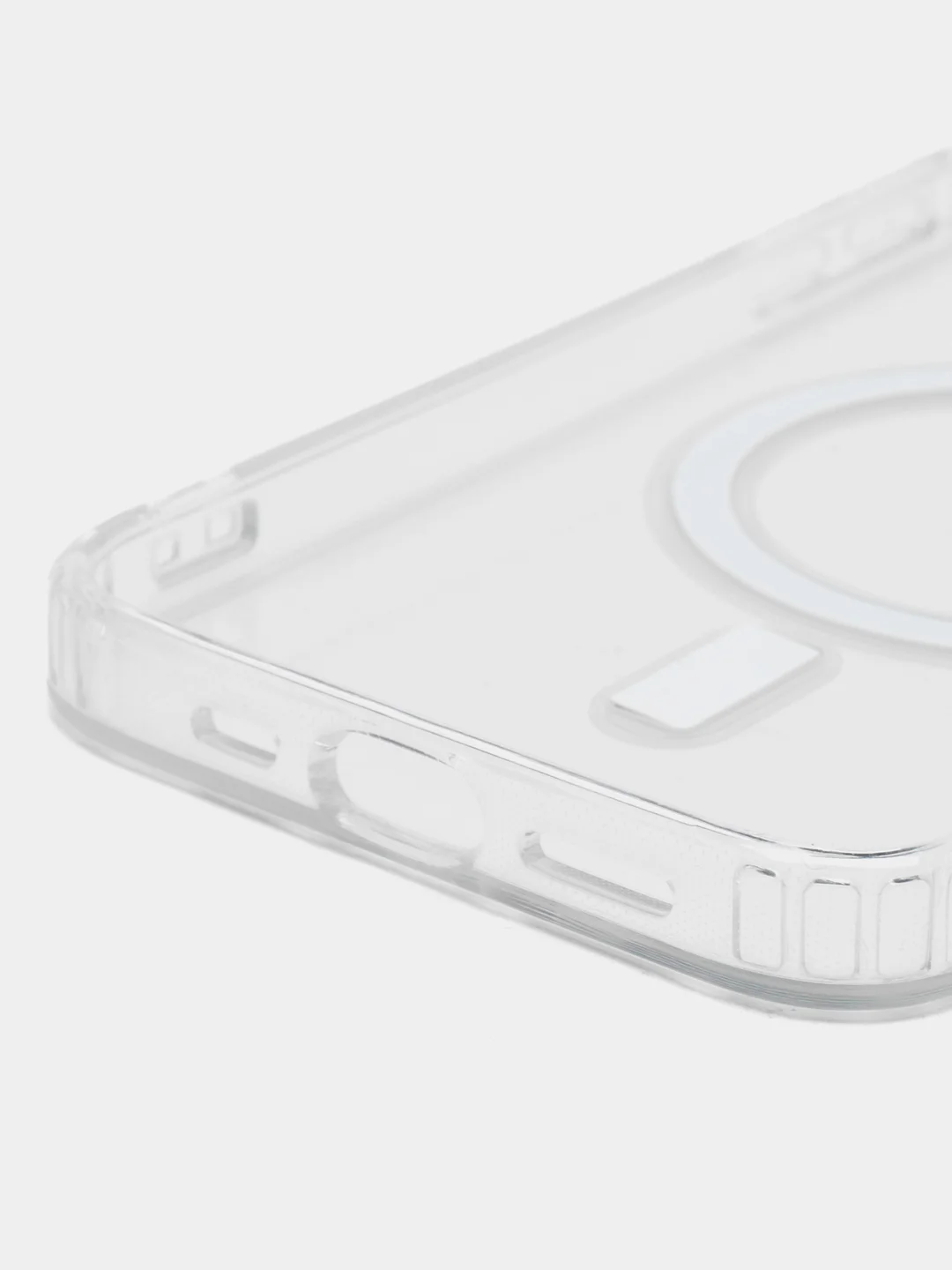 Чехол MagSafe для iPhone 11, 12, 13, 14, Pro, Pro Max, PLUS, поликарбонат, прозрачный