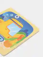 Индиго деревянный 3D пазл Монтессори,животные,трактор,Раннее Обучение, интеллектуальная игра-пазл