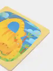 Золотой деревянный 3D пазл Монтессори,животные,трактор,Раннее Обучение, интеллектуальная игра-пазл
