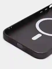 Серый цветной магнитный чехол MagSafe на iPhone 14 Plus Pro Max с защитным стеклом камеры