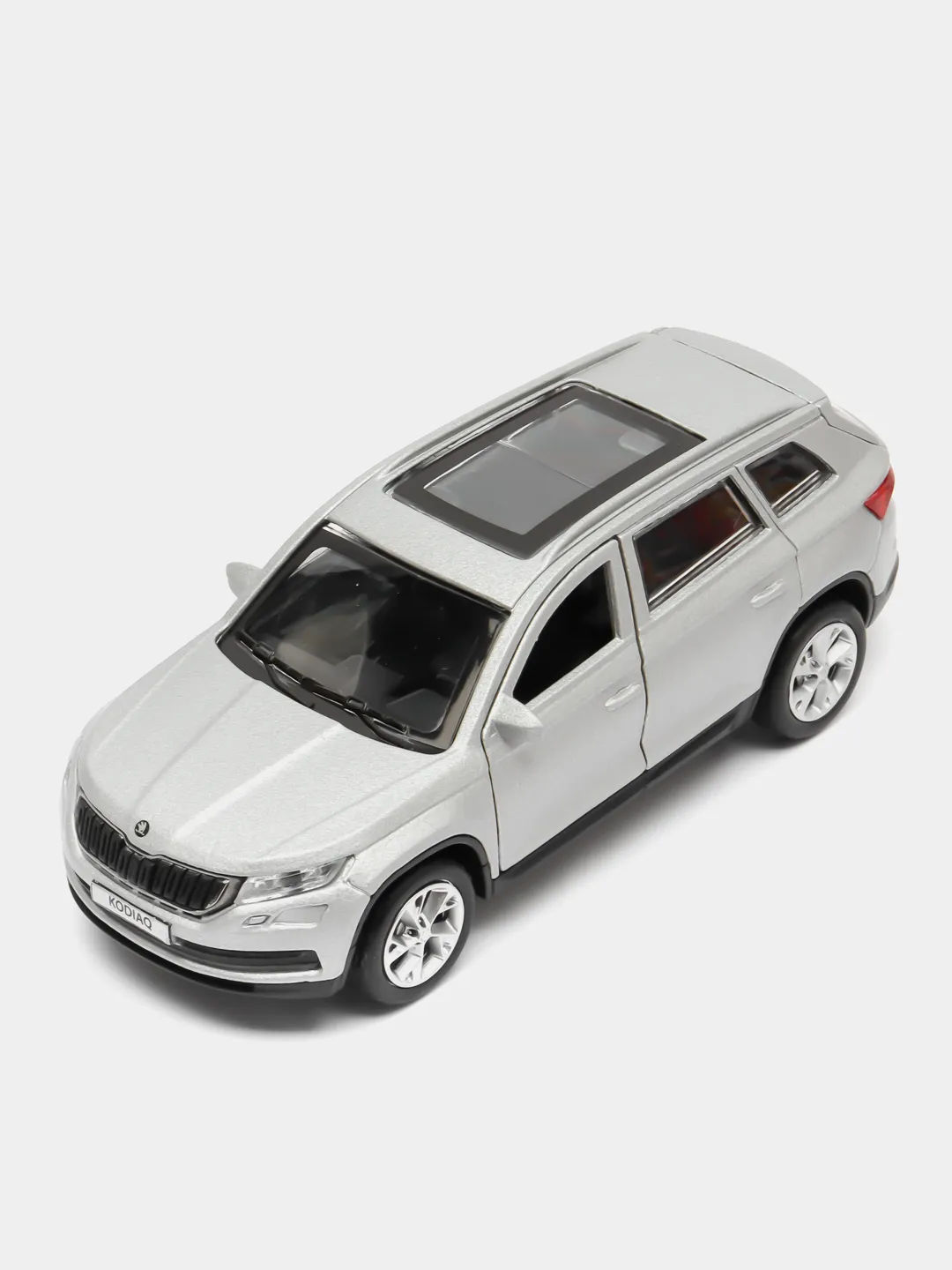 Машина Технопарк SKODA KODIAQ МАТОВЫЙ 12 см, металл, инерция, серый, в кор.2*36шт  купить по цене 484 ₽ в интернет-магазине KazanExpress