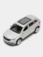 Машина Технопарк SKODA KODIAQ МАТОВЫЙ 12 см, металл, инерция, серый, в кор.2*36шт