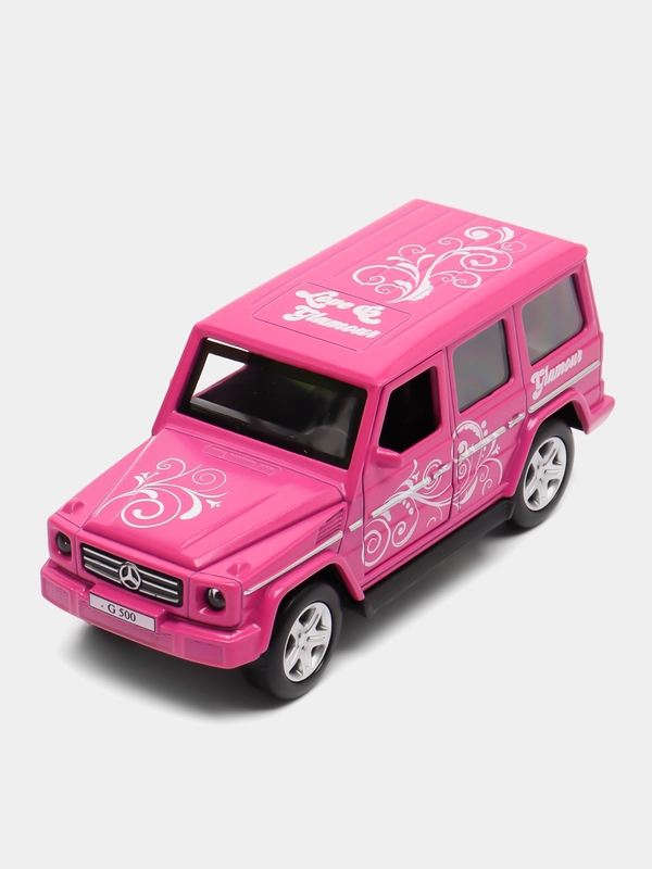 Машина Технопарк MERCEDES-BENZ G-CLASS 12 см, металл, инерция, фиолетовый