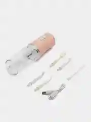 Розовый ирригатор для полости рта аккумуляторный беспроводной с USB-зарядкой
