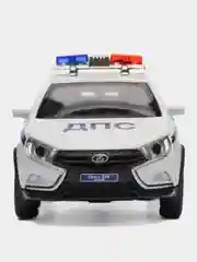 Машина Технопарк  Lada Vesta SW Cross "Полиция", 12 см, металл, белый