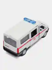 Машина Технопарк FORD TRANSIT СКОРАЯ, 12 см, металл, инерция