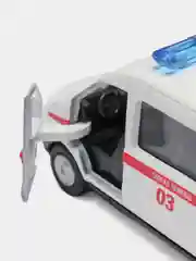 Машина Технопарк FORD TRANSIT СКОРАЯ, 12 см, металл, инерция