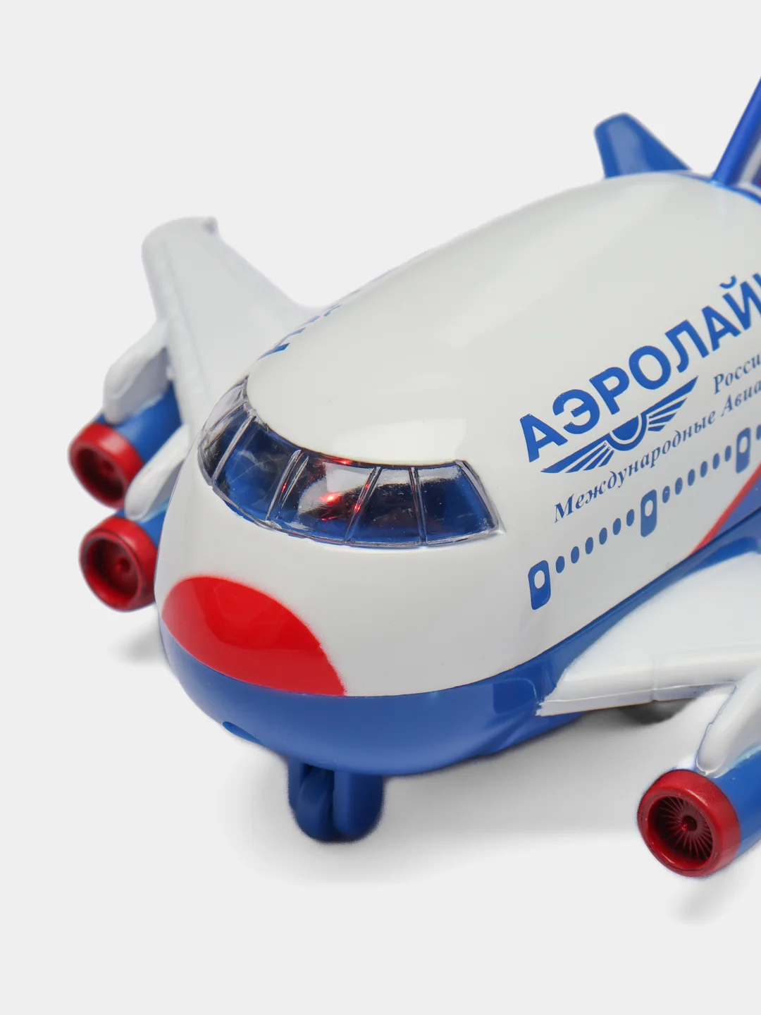 Машина Технопарк САМОЛЕТ аэролайн, 10 см, инерция, металл